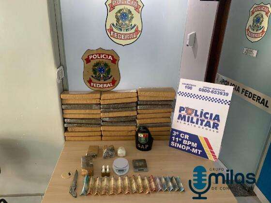 Polícia Militar e Polícia Federal apreendem 30 quilos de maconha em Sinop.jpg